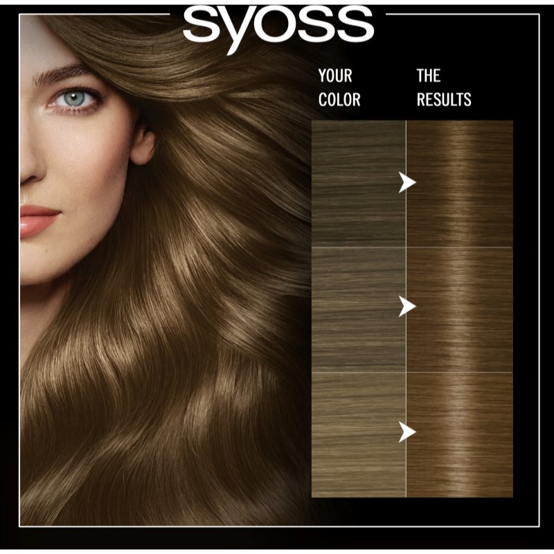Syoss Oleo Intense Permanent Hair Dye With Oil Shade 6-80 Hazelnut Blond 1 Pc