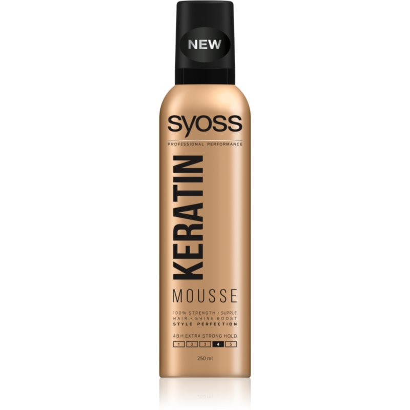 E-shop Syoss Keratin pěnové tužidlo s keratinem 250 ml
