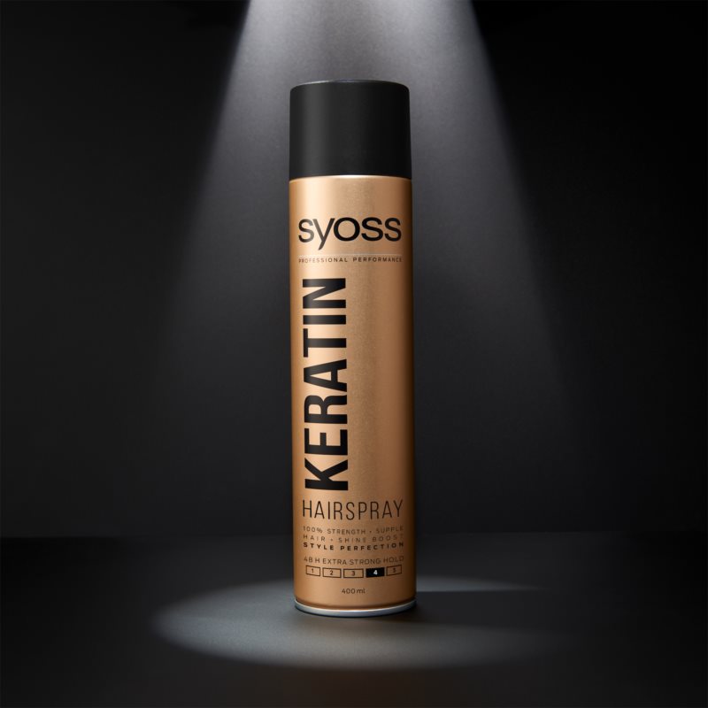 Syoss Keratin Hairspray With Extra Strong Hold 300 Ml