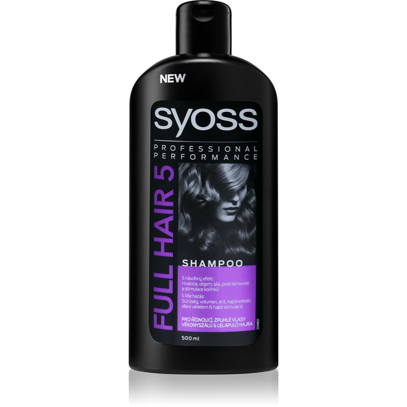 

Syoss Full Hair 5 Density & Volume шампунь для рідкого та слабкого волосся