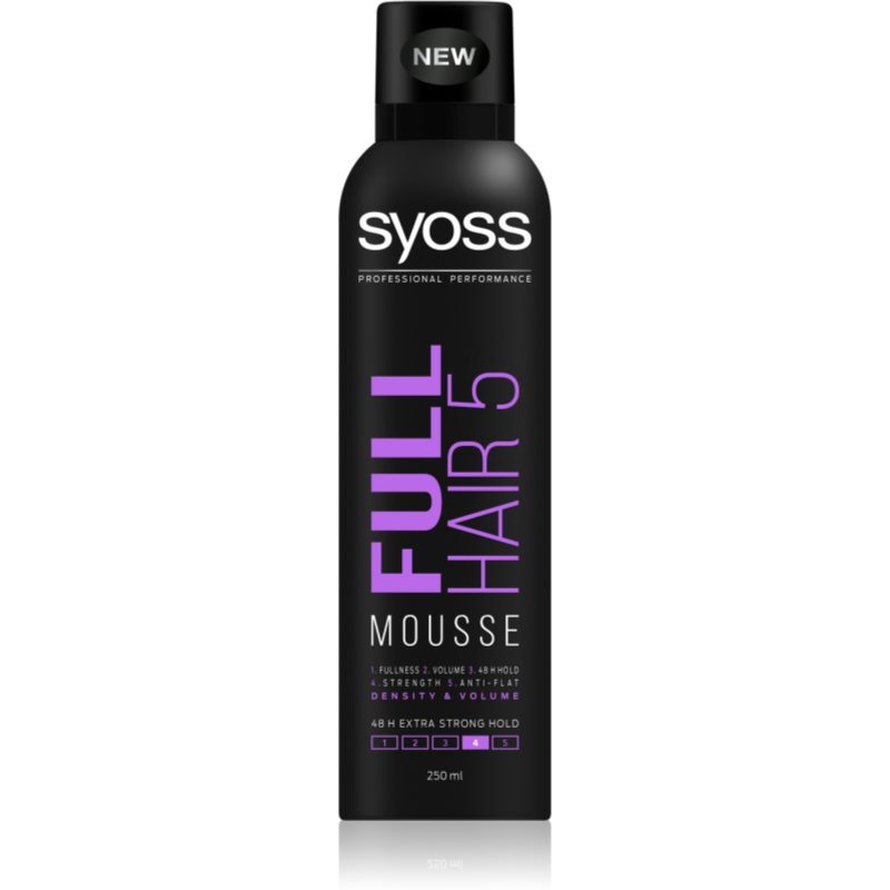 Syoss Full Hair 5 fissante in mousse con fissaggio extra forte 250 ml