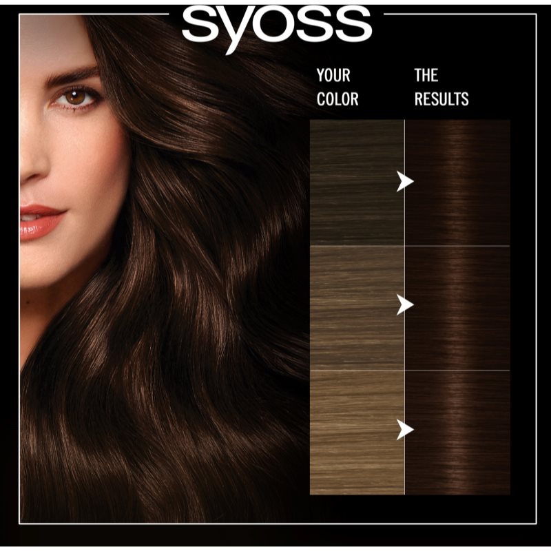Syoss Oleo Intense Permanent Hair Dye With Oil Shade 4-86 Chocolate Brown 1 Pc