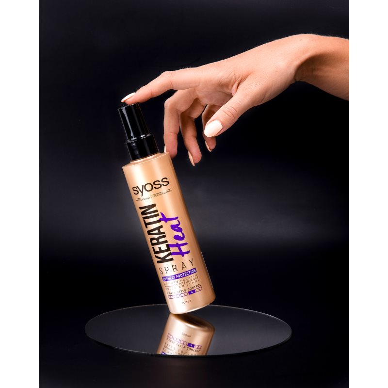 Syoss Keratin Protective Spray For Heat Hairstyling 200 Ml