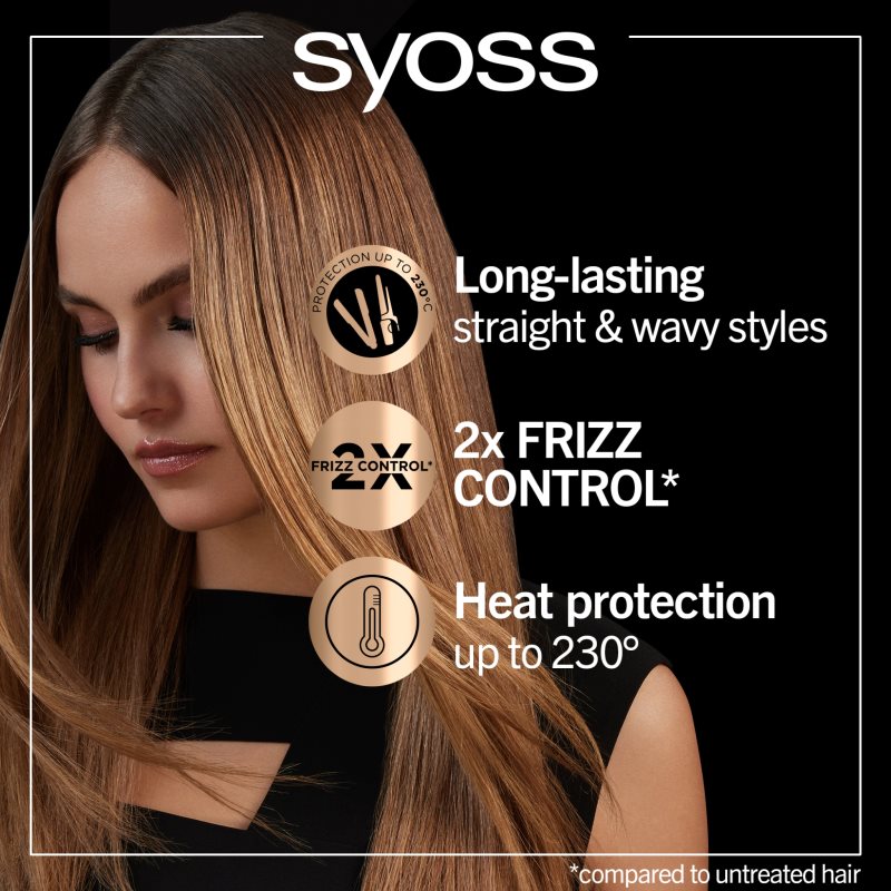 Syoss Keratin Spray Protecteur Pour Protéger Les Cheveux Contre La Chaleur 200 Ml