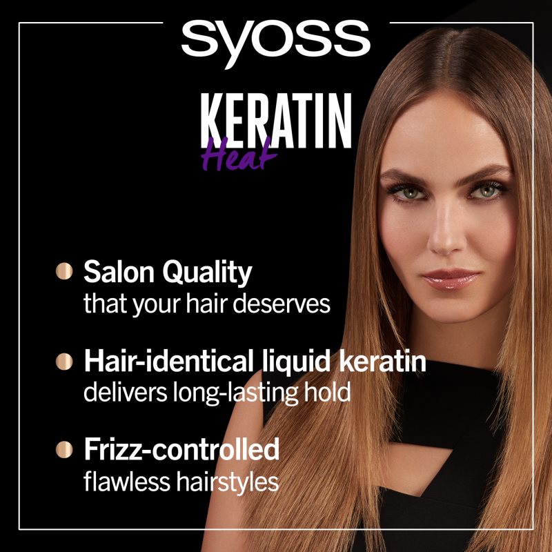 Syoss Keratin Spray Protecteur Pour Protéger Les Cheveux Contre La Chaleur 200 Ml
