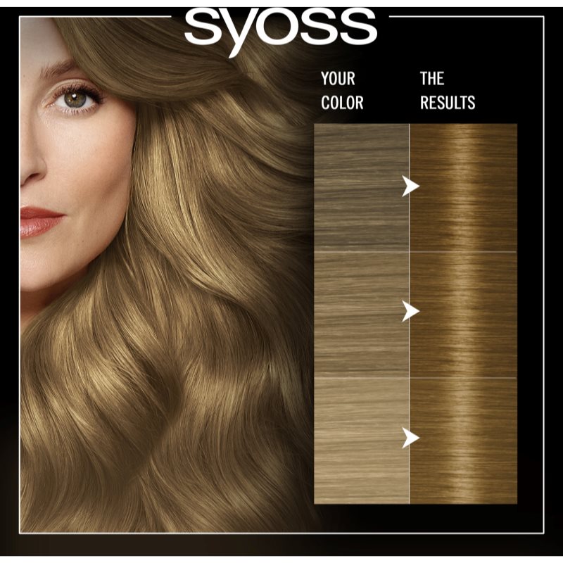 Syoss Oleo Intense Permanent Hair Dye With Oil Shade 8-60 Honey Blond 1 Pc