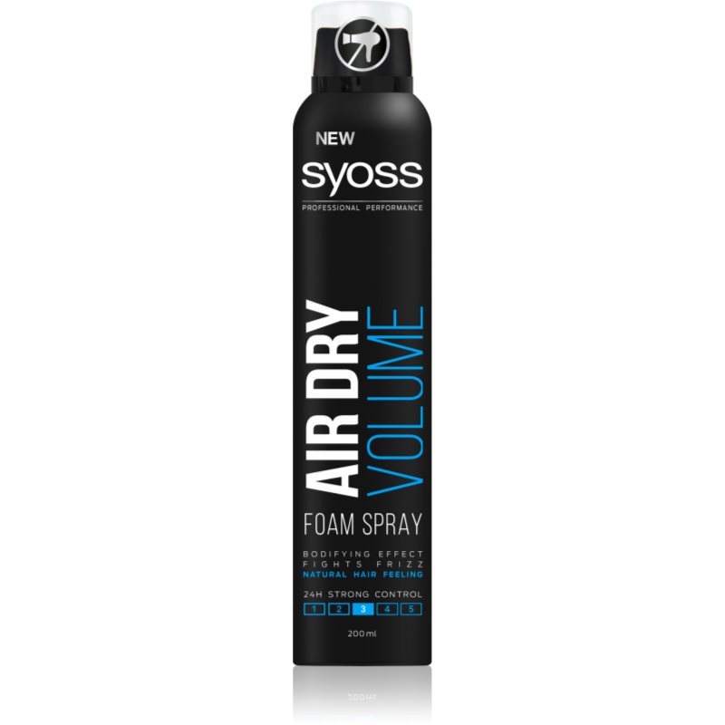 

Syoss Air Dry Volume пінка для волосся для об’єму волосся