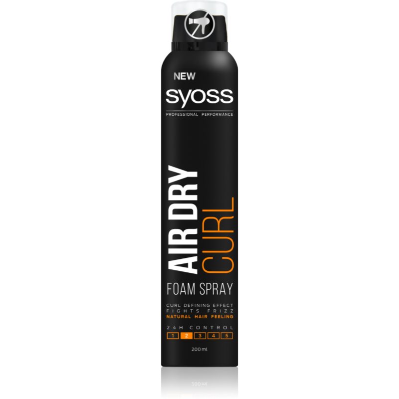 

Syoss Air Dry Curl пінка - спрей для кучерявого волосся