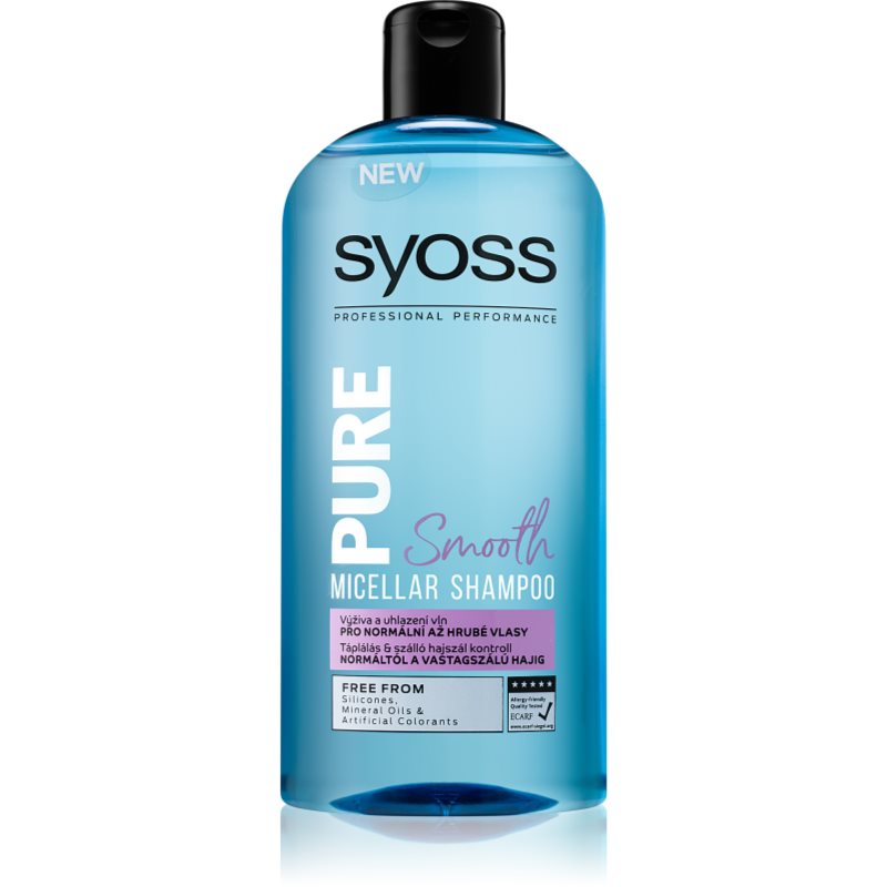 

Syoss Pure Smooth поживний міцелярний шампунь