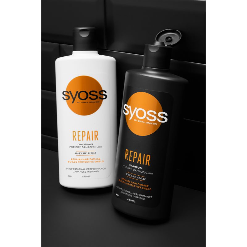 Syoss Repair відновлюючий шампунь для сухого або пошкодженого волосся 440 мл