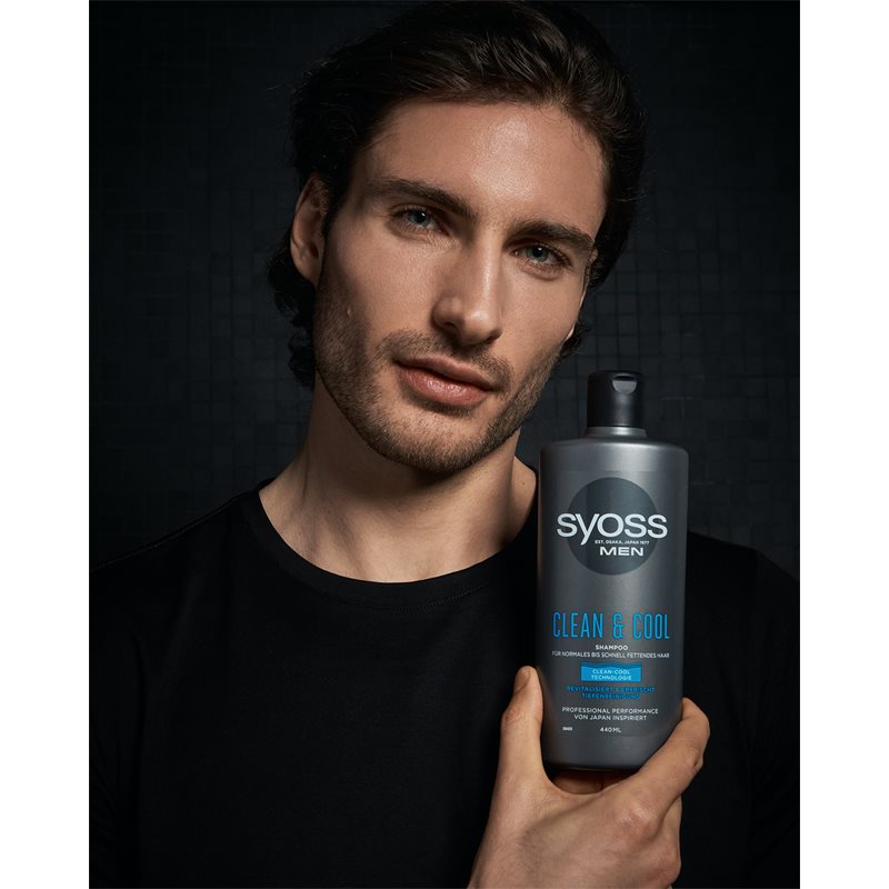 Syoss Men Clean & Cool шампунь для нормального та жирного волосся 440 мл