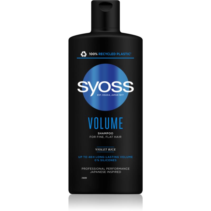 Syoss Volume šampón pre jemné vlasy bez objemu 440 ml