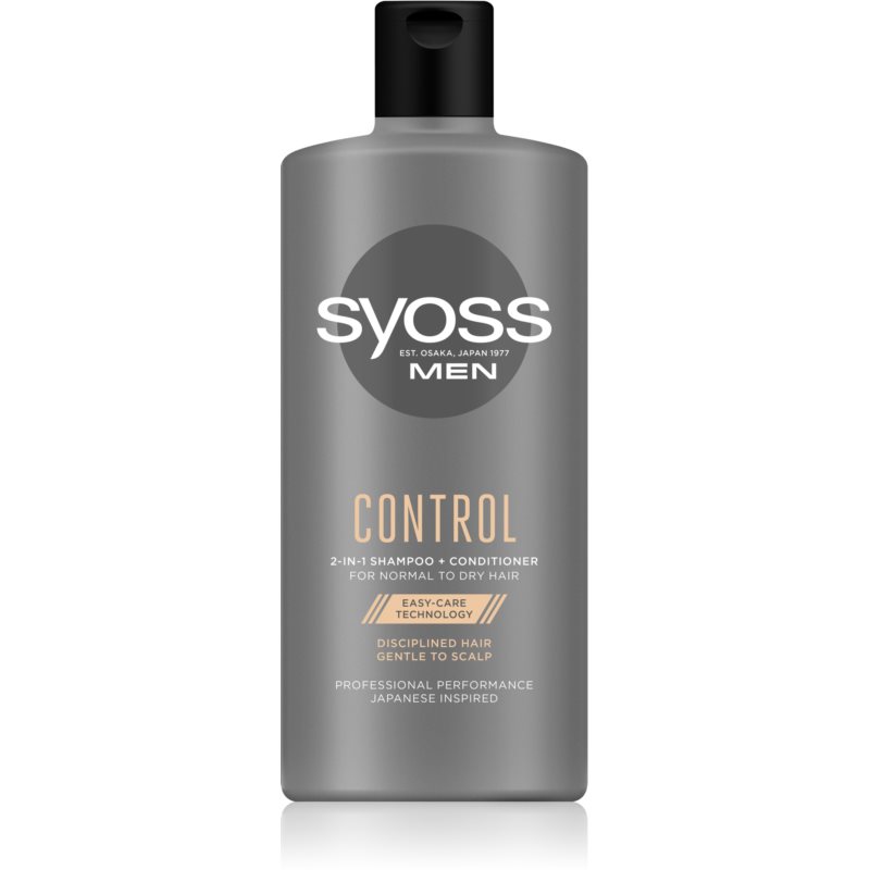 Syoss Men Control šampón a kondicionér 2 v1 pre mužov 440 ml
