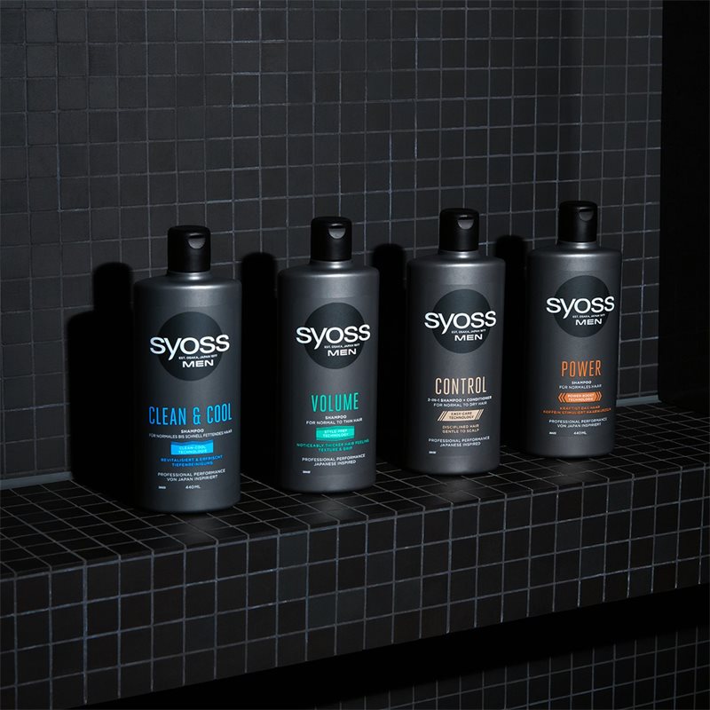 Syoss Men Power & Strength Strengthening Shampoo With Caffeine 440 Ml