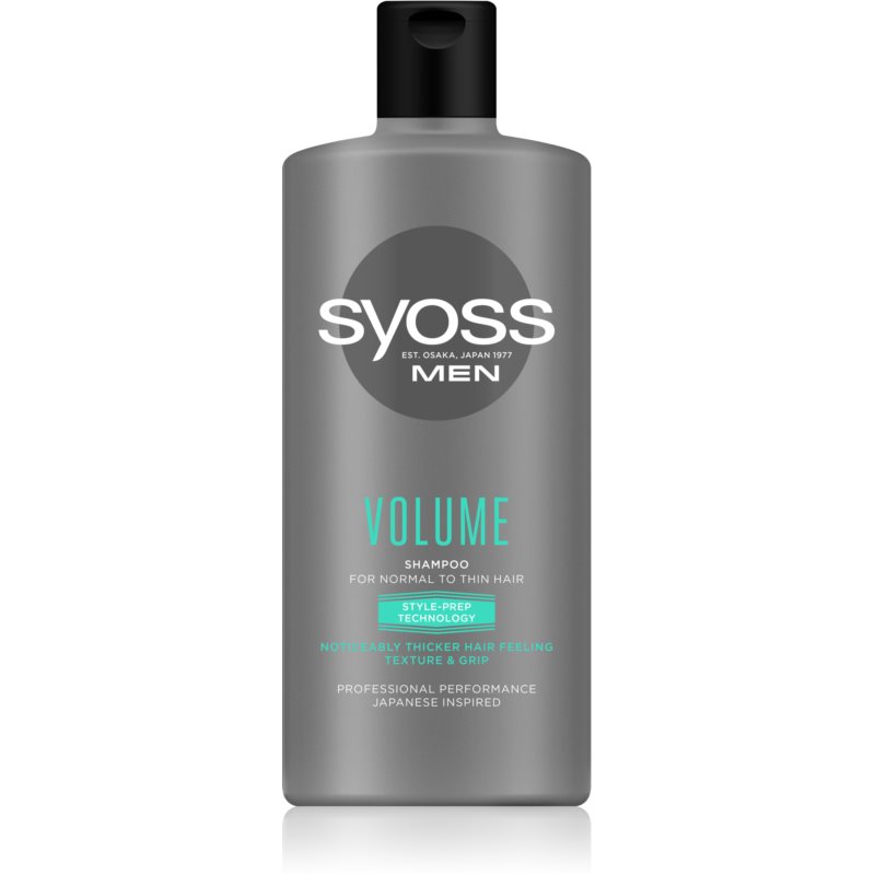 Syoss Men Volume šampón pre objem jemných vlasov pre mužov 440 ml