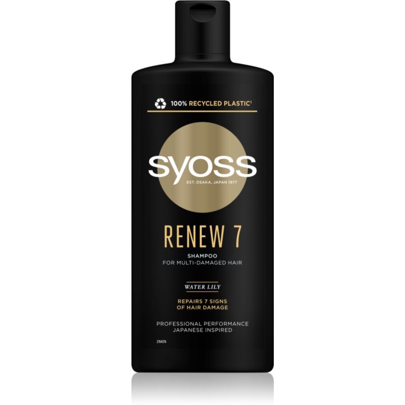 Syoss Renew 7 intenzívne regeneračný šampón pre veľmi poškodené vlasy 440 ml