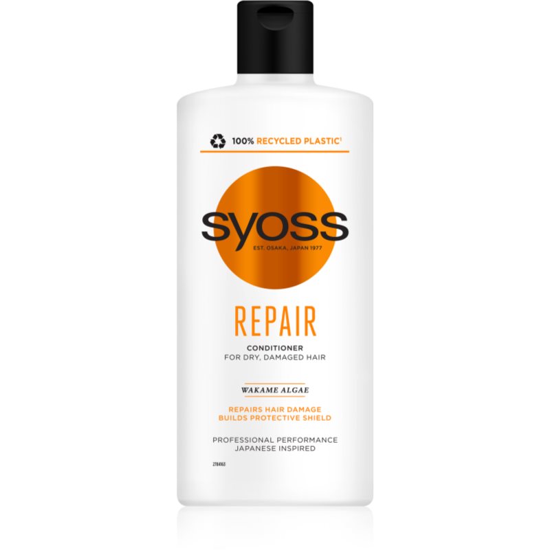 Фото - Шампунь Syoss Repair відновлюючий кондиціонер для сухого або пошкодженого волосся 