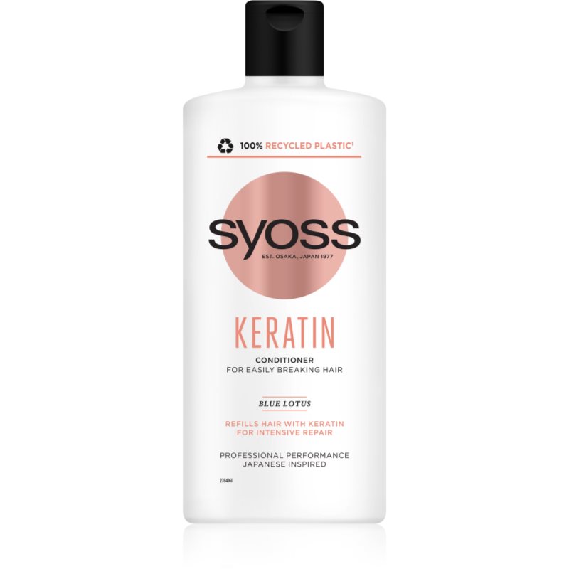 E-shop Syoss Keratin kondicionér pro lámavé a namáhané vlasy 440 ml