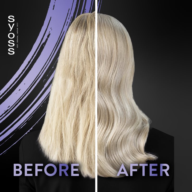 Syoss Intense Blonde champú violeta para cabello rubio y canoso 440 ml