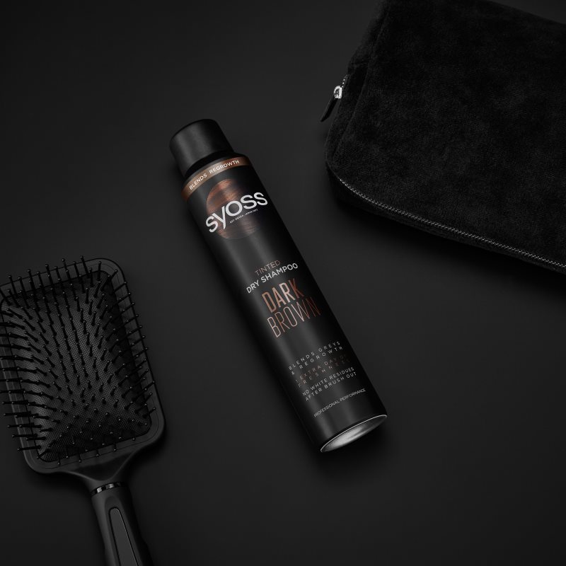 Syoss Dark Brown Dry Shampoo For Dark Hair 200 Ml