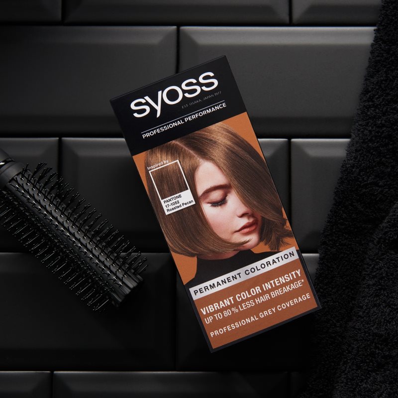 Syoss Color перманентна фарба для волосся відтінок 6-66 Roasted Pecan