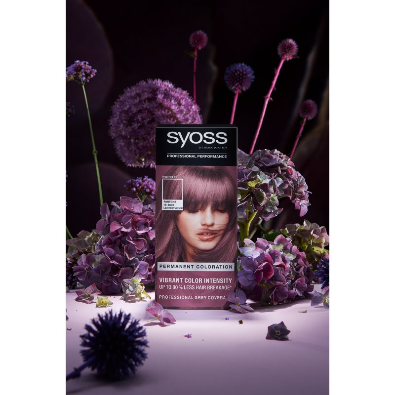 Syoss Color Permanent Hair Dye Shade 8-23 Lavender Crystal