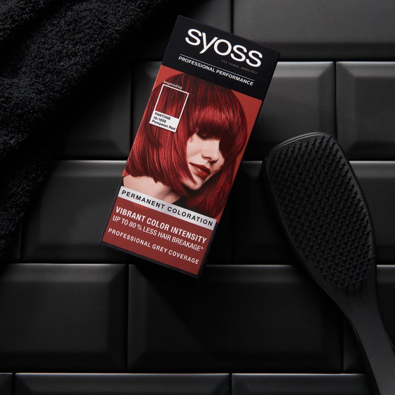 Syoss Color перманентна фарба для волосся відтінок 5-72 Pompeian Red