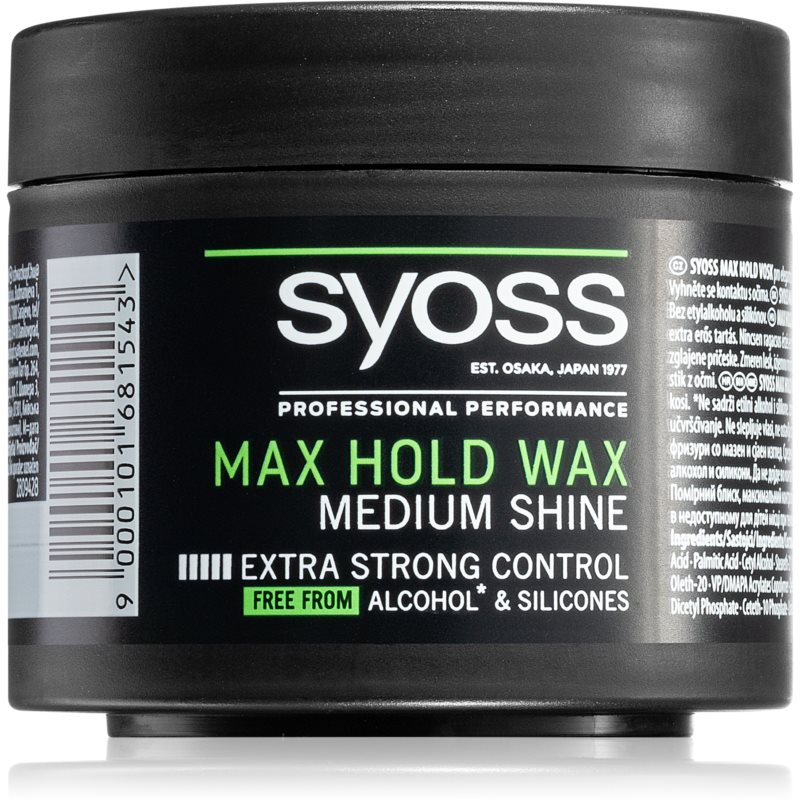 Syoss Max Hold віск для стайлінга екстра сильної фіксації 150 мл