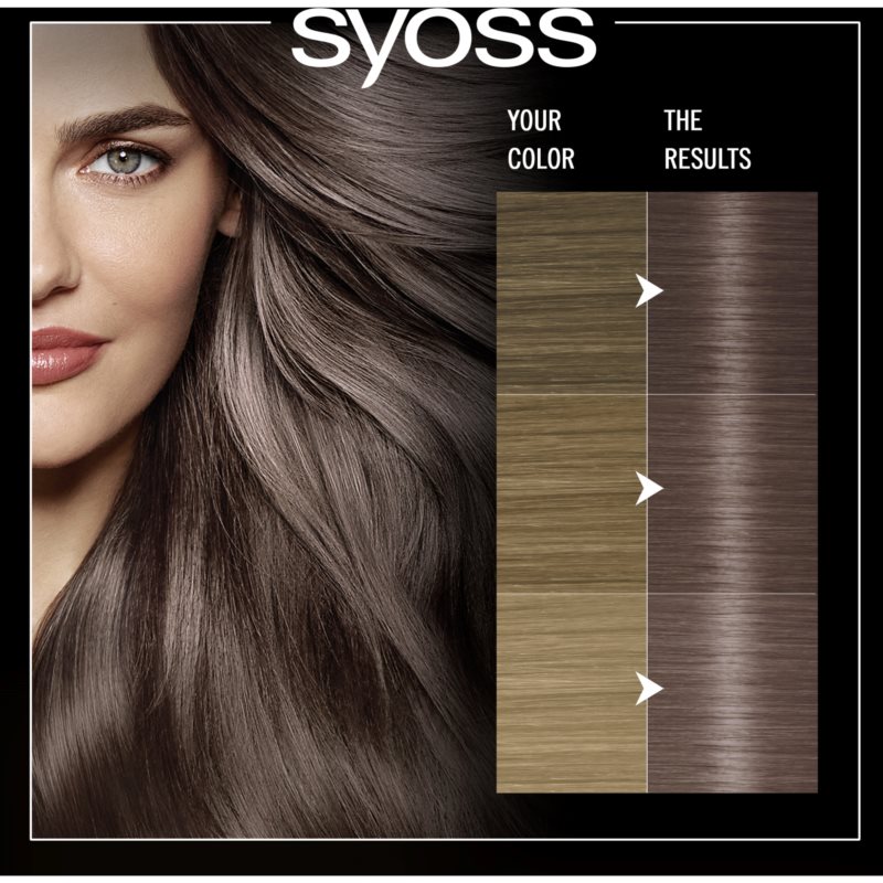 Syoss Oleo Intense перманентна фарба для волосся з олією відтінок 7-56 Ashy Medium Blond 1 кс