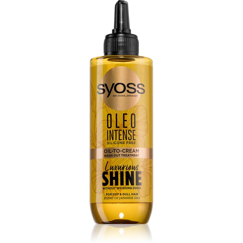 Syoss Oleo Intense Oil Cream For Shiny And Soft Hair 200 Ml