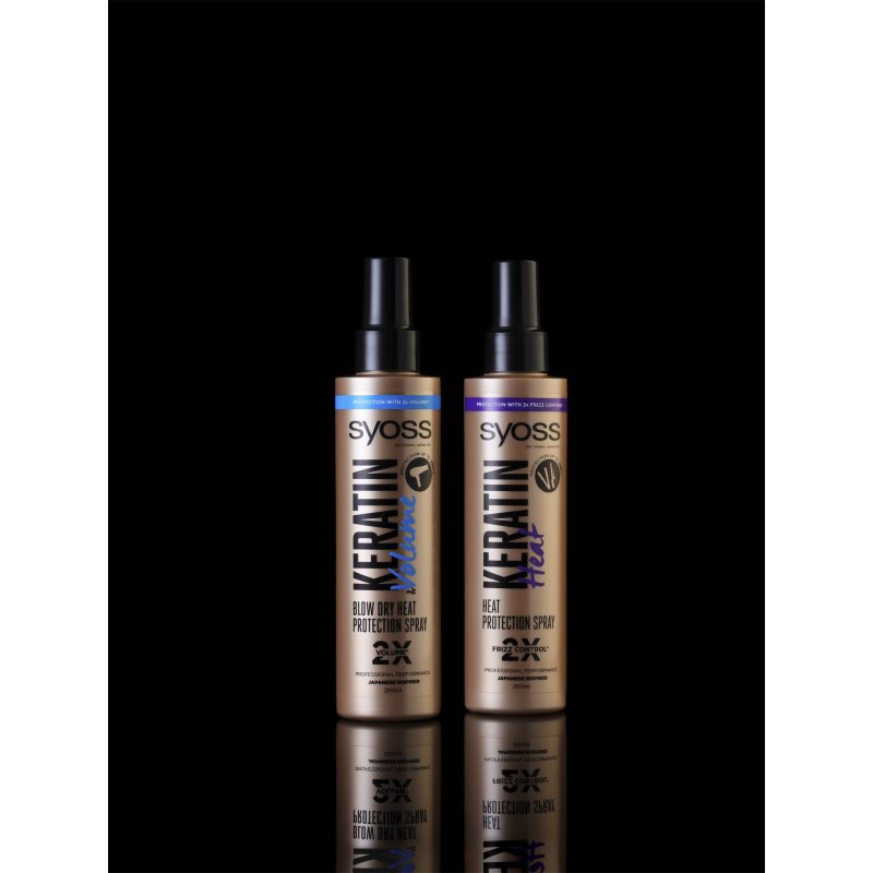 Syoss Keratin Spray Thermoprotecteur Pour Donner Du Volume 200 Ml