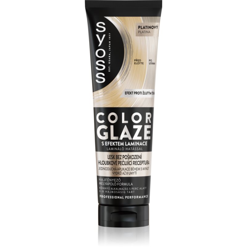 Syoss Color Glaze toner platinový 130 ml