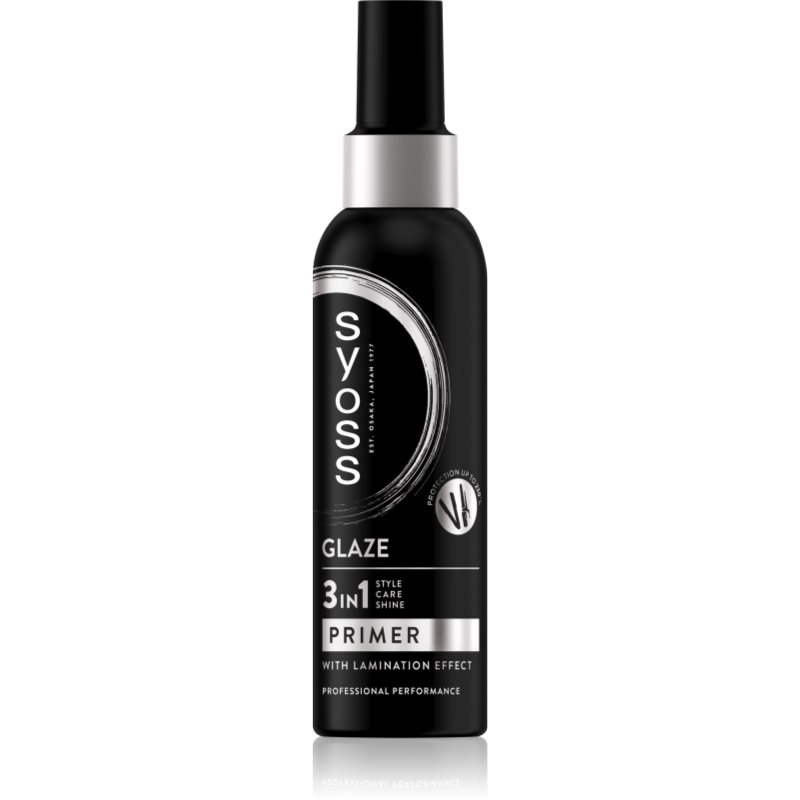 Syoss Intense Glaze Primer Schützendes Haarstylingspray für höheren Glanz 150 ml