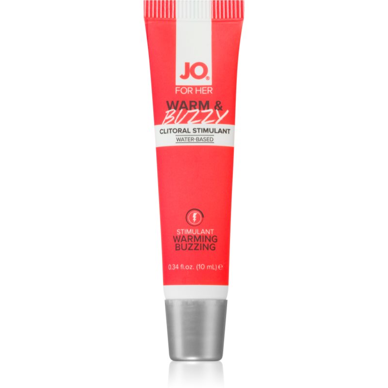 System JO WARM & BUZZY FOR HER Stimulateur Clitoridien 10 Ml