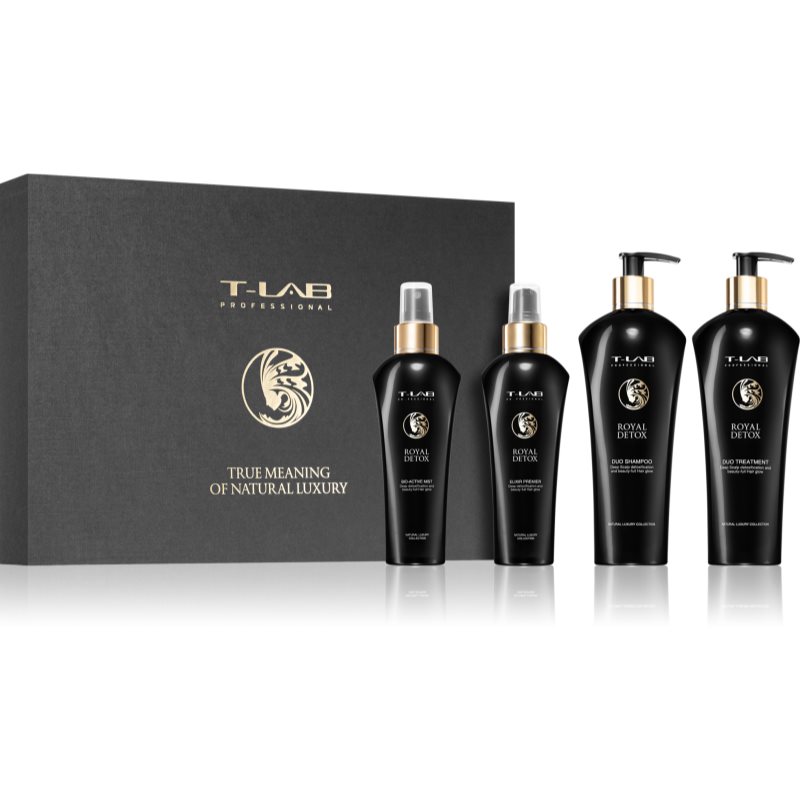 T-LAB Professional Royal Detox dovanų rinkinys (plaukams)