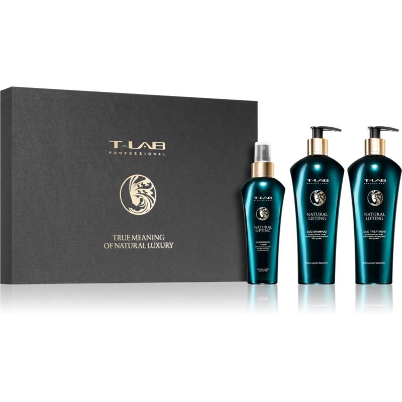 T-LAB Professional Natural Lifting dovanų rinkinys (plaukų apimčiai didinti)