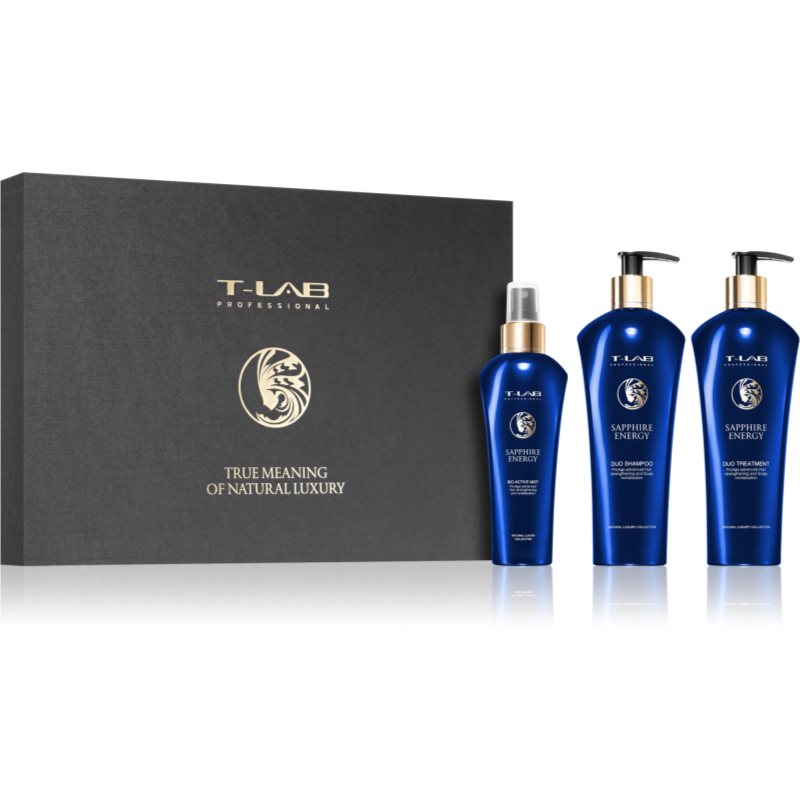 T-LAB Professional Sapphire Energy подарунковий набір (для зміцнення волосся)
