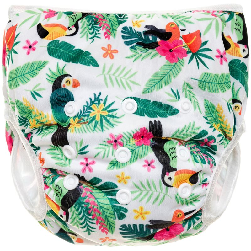 T-TOMI Diaper Swimwear Parrots багаторазові підгузки-трусики для плавання 5-12 Kg 1 кс