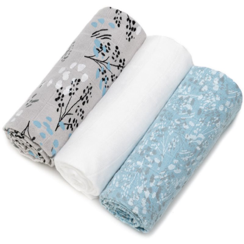 T-TOMI BIO Bamboo Diapers cloth nappies Splashes 70x70 cm 3 pc
