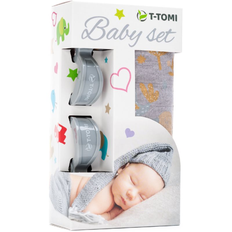 T-TOMI Baby Set Bierdie подаръчен комплект за деца 3 бр.