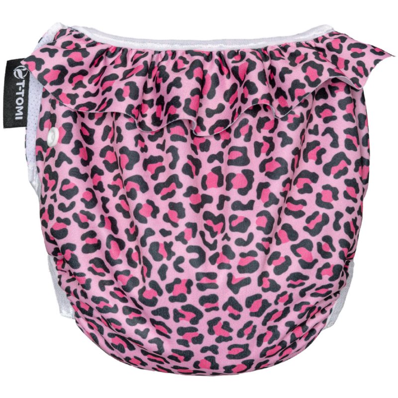 T-TOMI Diaper Swimwear Pink Gepard prateľné plienkové plavky 5 - 15 kg 1 ks