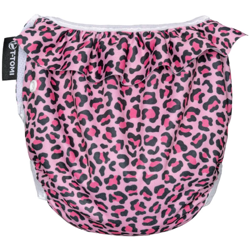 T-TOMI Diaper Swimwear Pink Gepard Washable Swim Nappies 5 - 15 Kg 1 Pc