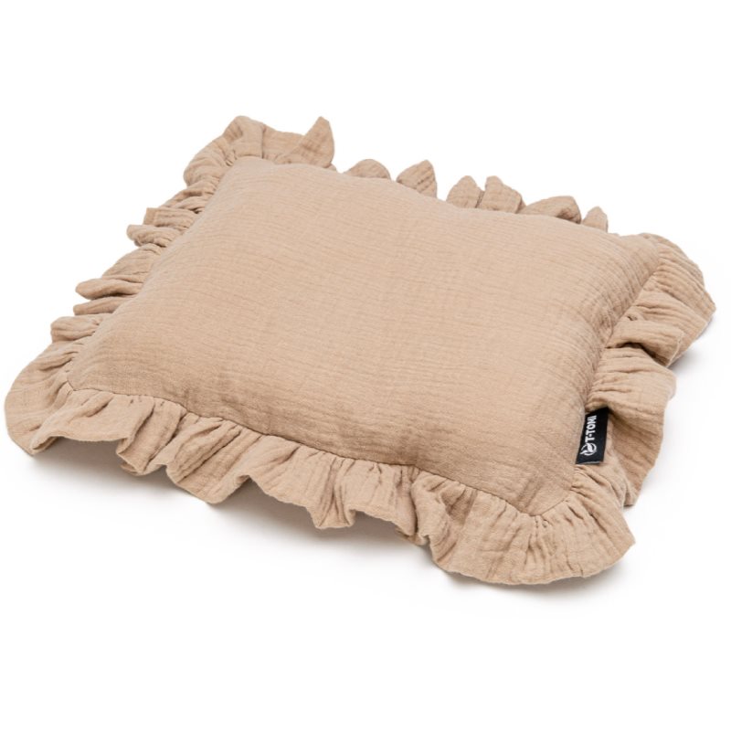 T-TOMI Muslin Pillow Pillow Beige 25 X 30 Cm 1 Pc