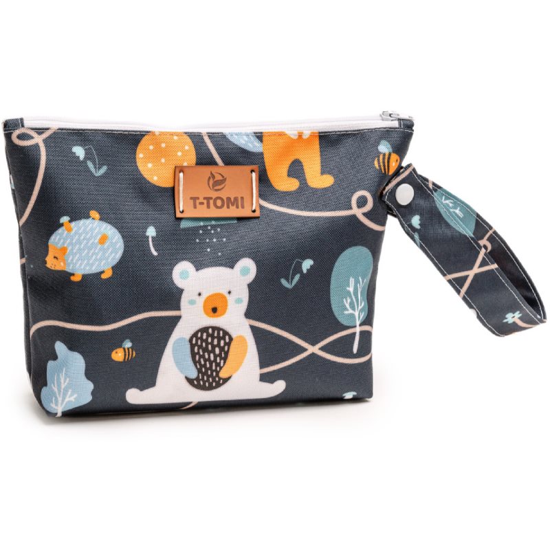 T-TOMI Small Baggie Travel Bag Animal Friends 18x24 Cm