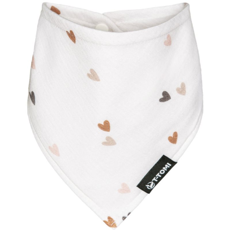 T-TOMI Muslin Bib Love bryndák 30 x 45 cm 1 ks