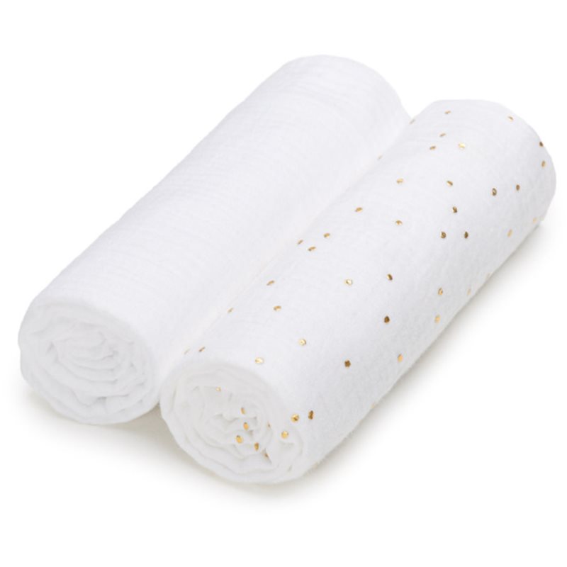 T-tomi bio muslin diapers mosható pelenkák sparkle 65x65 cm 2 db