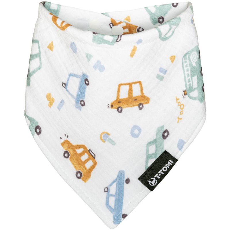 T-TOMI BIO Muslin Bib нагрудник Traffic 30x45 см