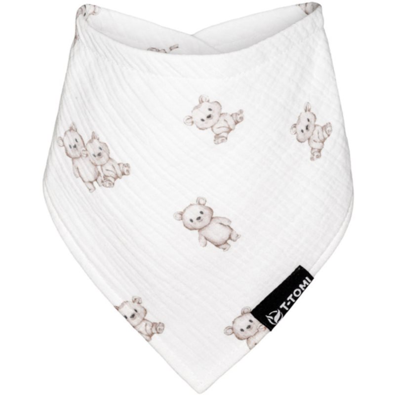 T-TOMI Muslin Bib Teddy bryndák 30 x 45 cm 1 ks