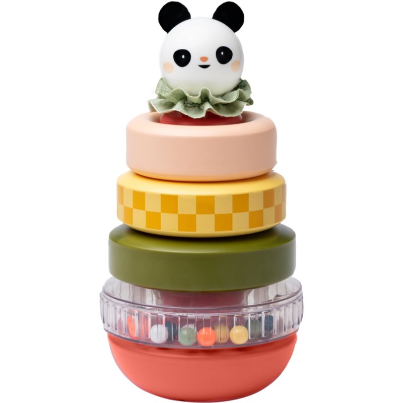 Taf Toys Pyramida Panda skládací věž 9m+ 1 ks