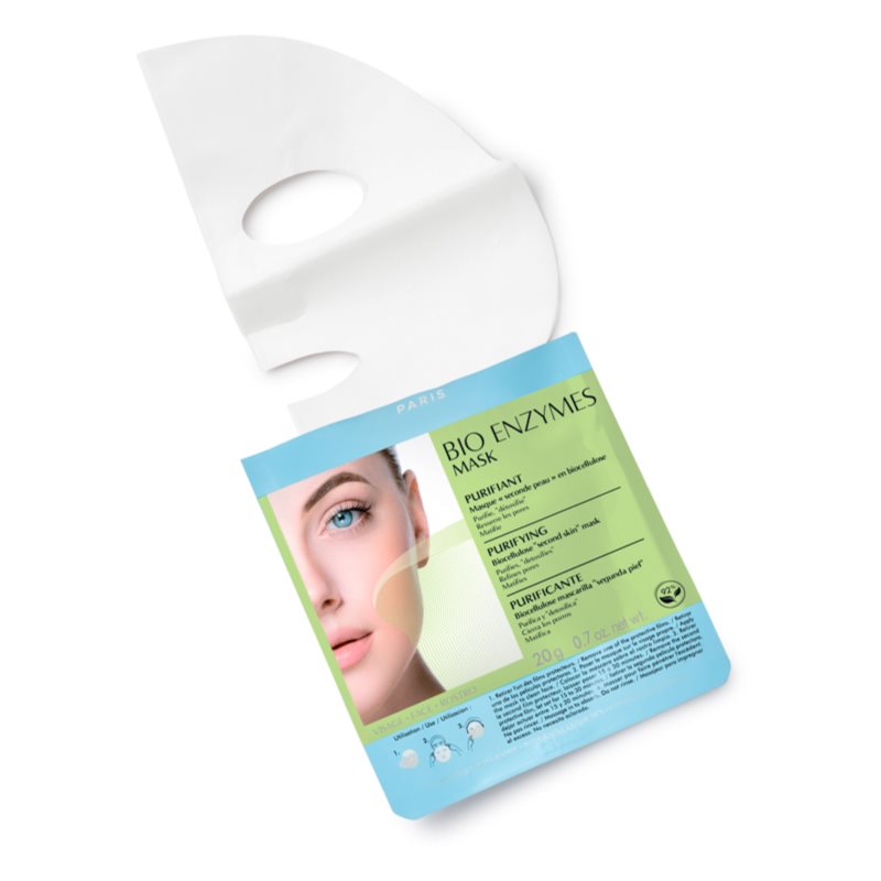 Talika Bio Enzymes Mask Purifying тканинна маска для обличчя з очищаючим та освіжаючим ефектом 20 гр